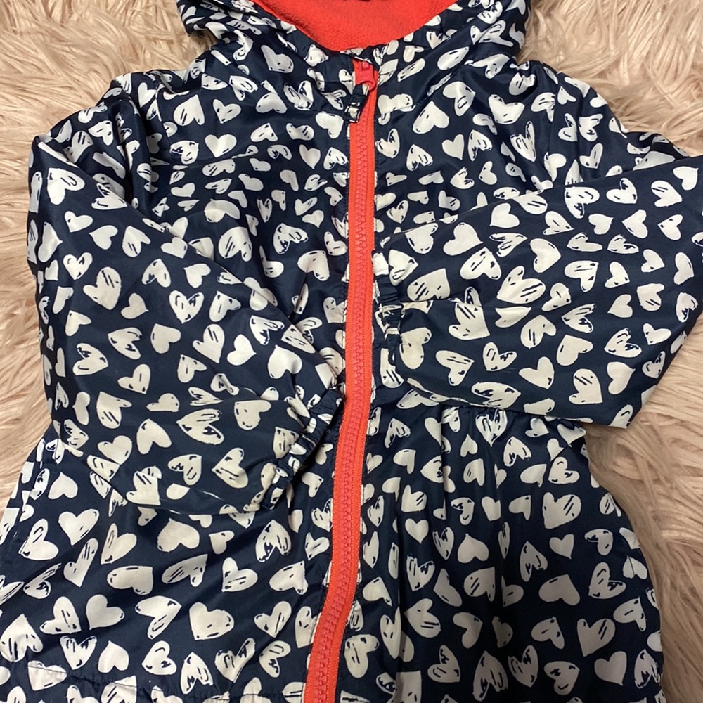 Girls Heart Spring/Fall Coat - Picture 3 of 6